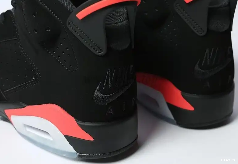 MATERIALS Jordan 2019 TO Infrared 6 SHIP PK Black READY Retro GOD RETAIL 0512